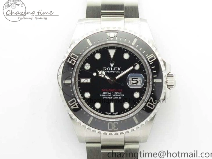 MiroTime 1225 Durable Sea Dweller 126600 2017 43mm SS BP Maker 1:1 Best Edition Black Dial On SS Bracelet ETA 3575